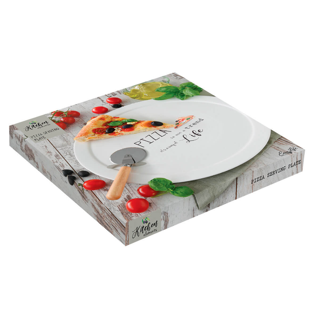 Pizza Kitchen Elements Plate