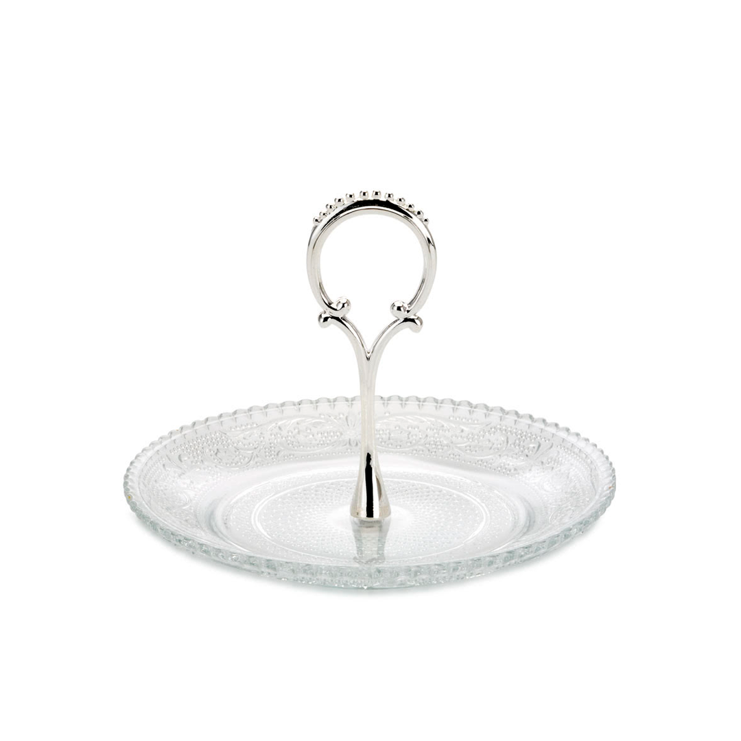 Small Plate with Silver Handle