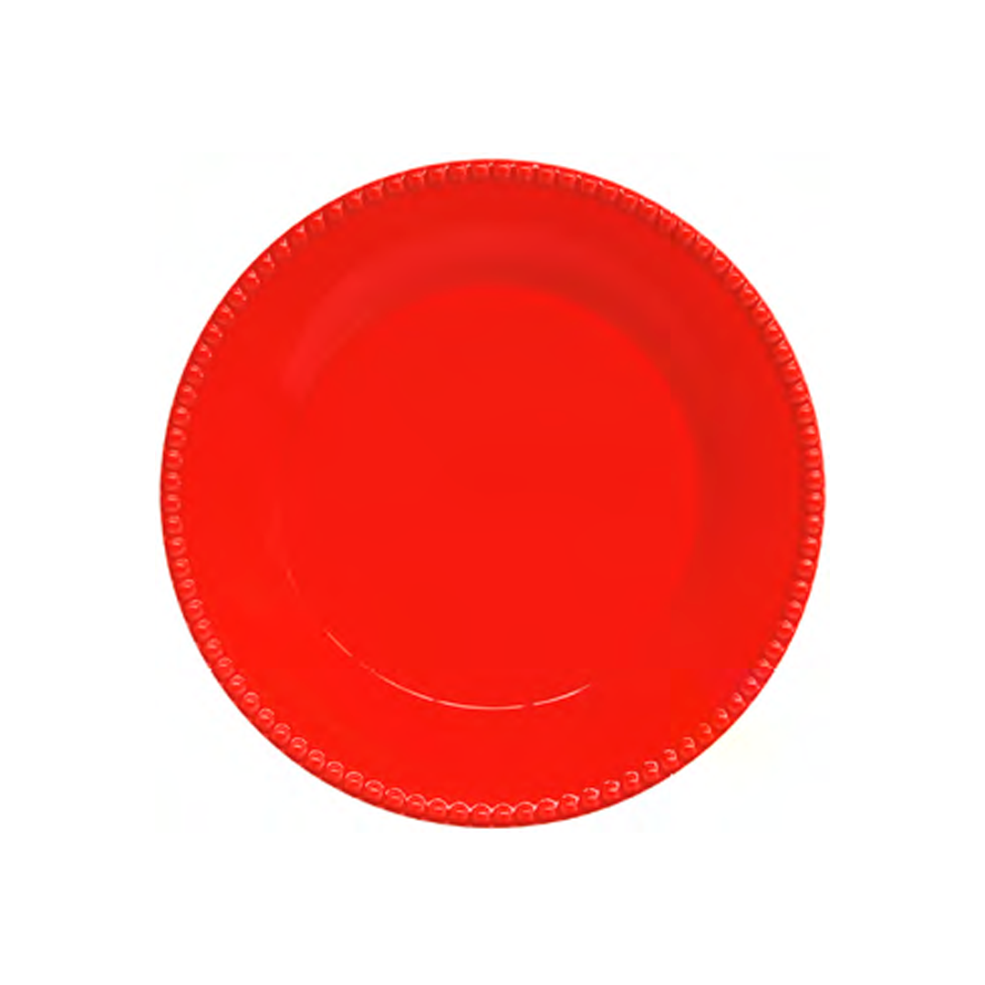Tiffany Red Flat Plate
