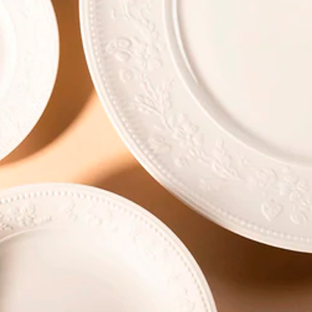 Georgia White Fruit Plate