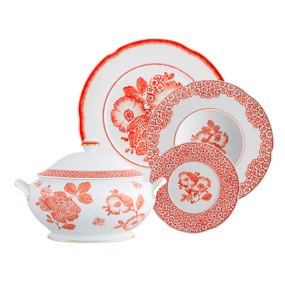 Serviço de Jantar Coralina - Empatias