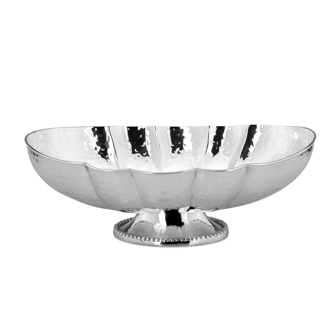 Bowl in Hammered Silver Bath