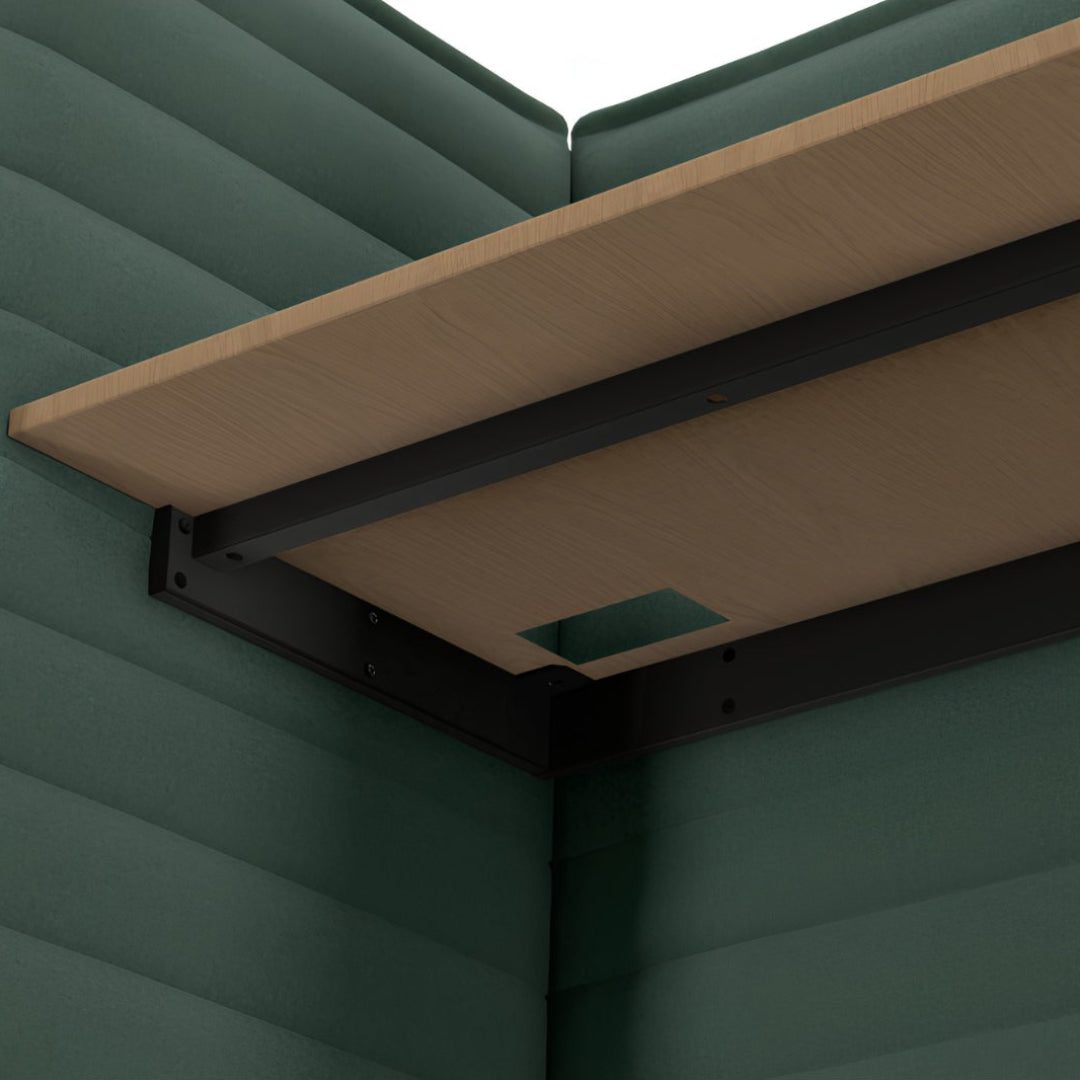 ALCOVE PLUS DESKV MEDIUM VOLO GREEN-GREY