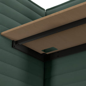 ALCOVE PLUS DESKV MEDIUM VOLO GREEN-GREY