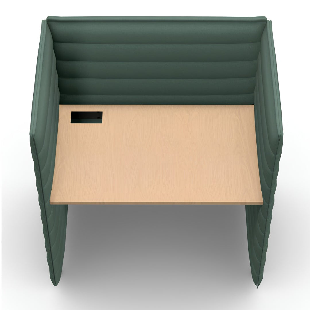 ALCOVE PLUS DESKV MEDIUM VOLO GREEN-GREY