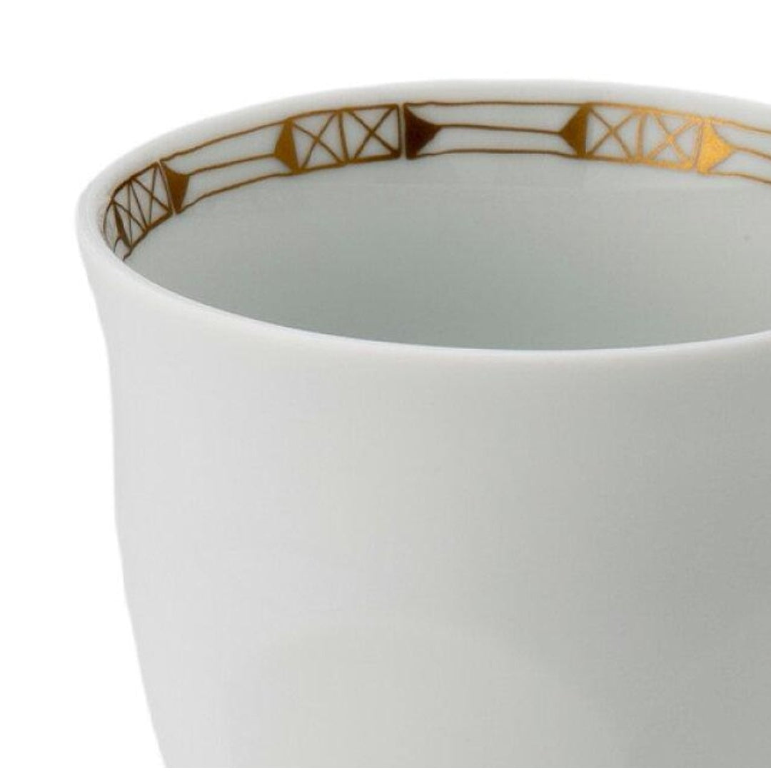 Caneca gold white
