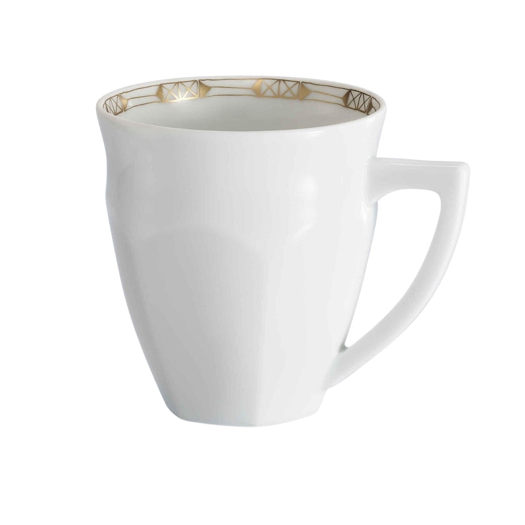 Caneca gold white