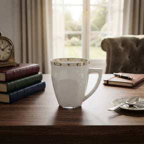 Caneca Gold White
