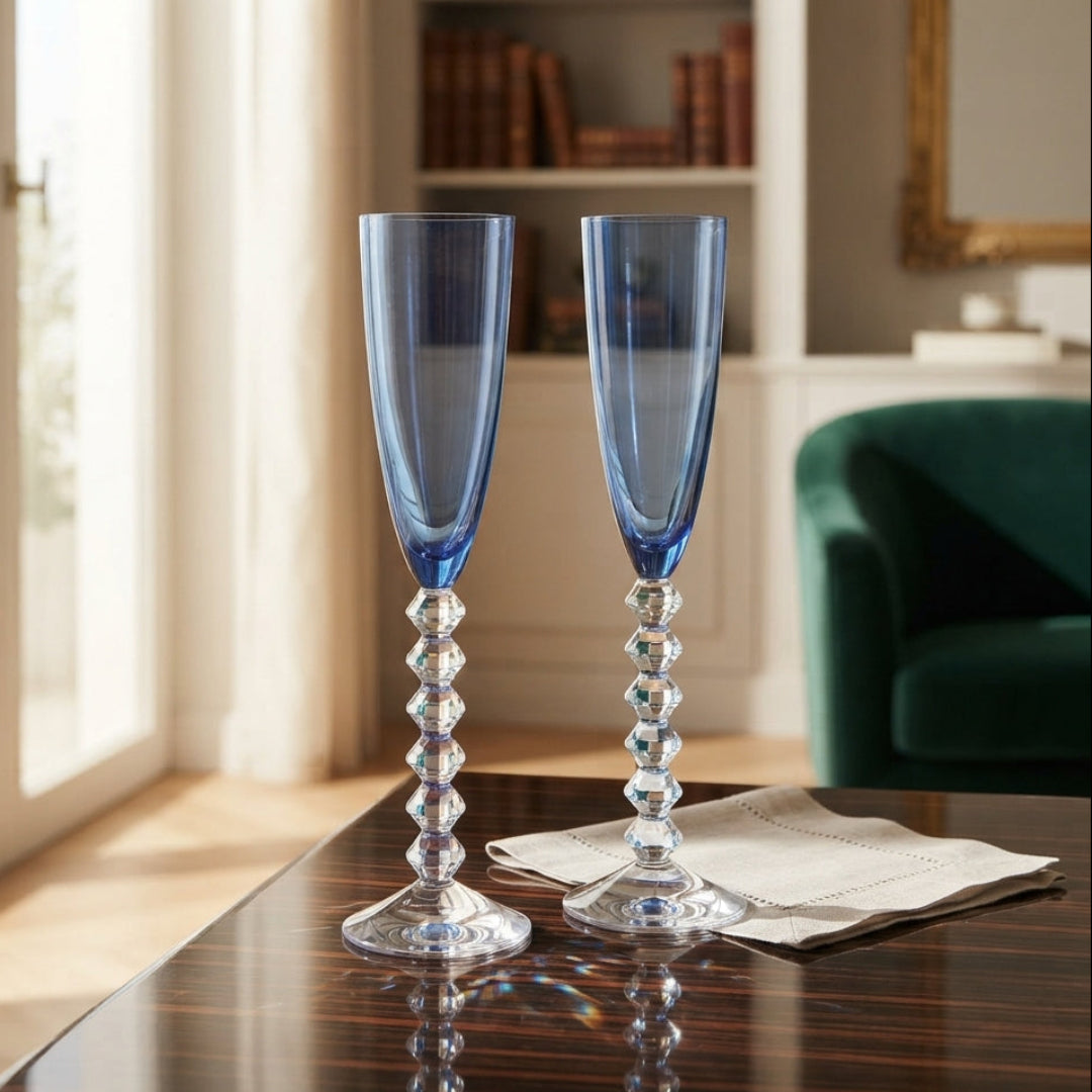 Taça Vega Flutissimo Azul Conjunto 2