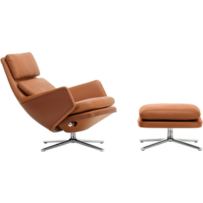 Poltrona com Otomano Vitra Grand Relax