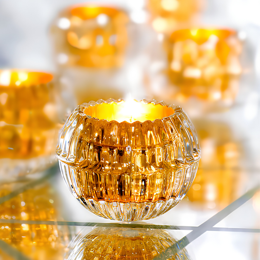 Porta-Velas Mille Nuits Gold