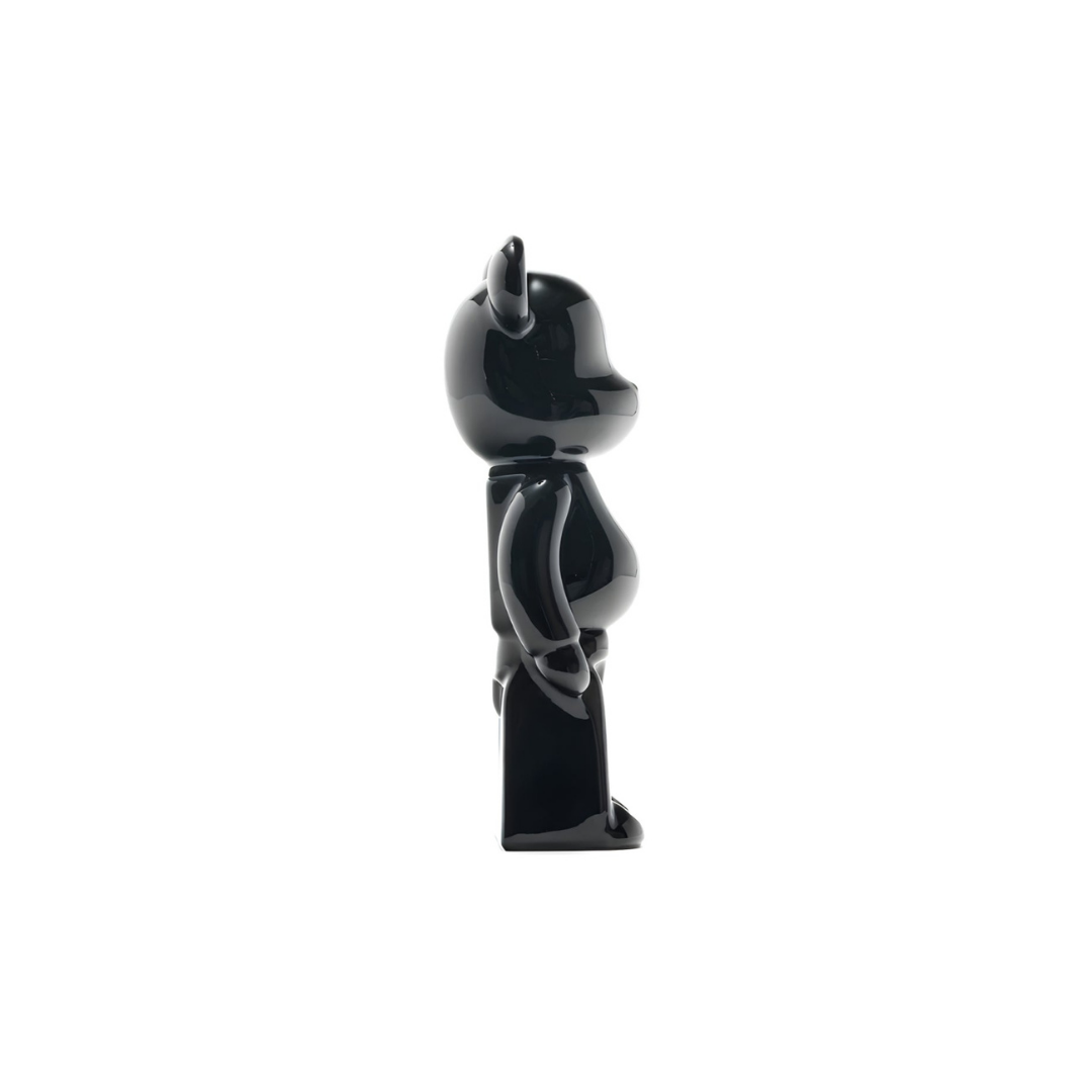 Estatueta Be@rbrick Baccarat Cristal Preto