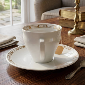 Chávena de Café com Pires Gold