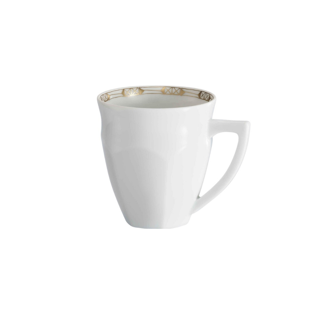 Caneca Gold White