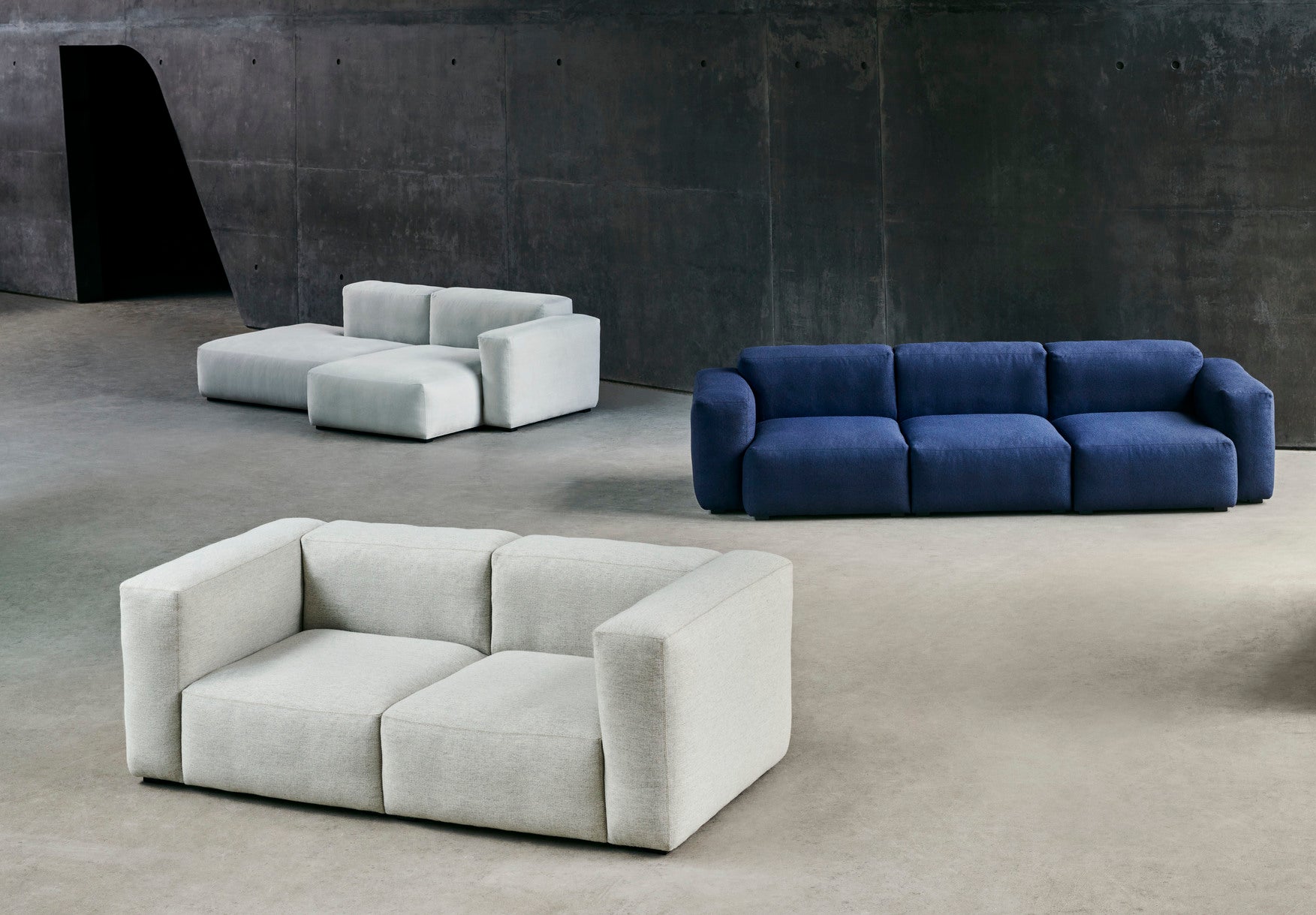 Mags Soft 3-Seater Green