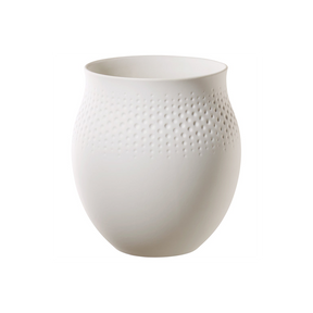 Collier White Perle vase