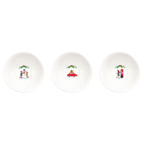 Set of 3 Merry Christmas Appetizer Bowls