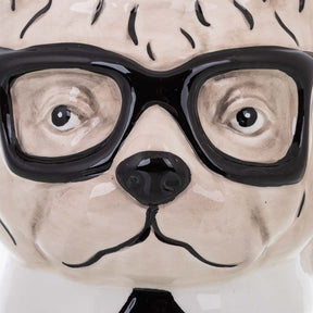 Dog Mug with Glasses