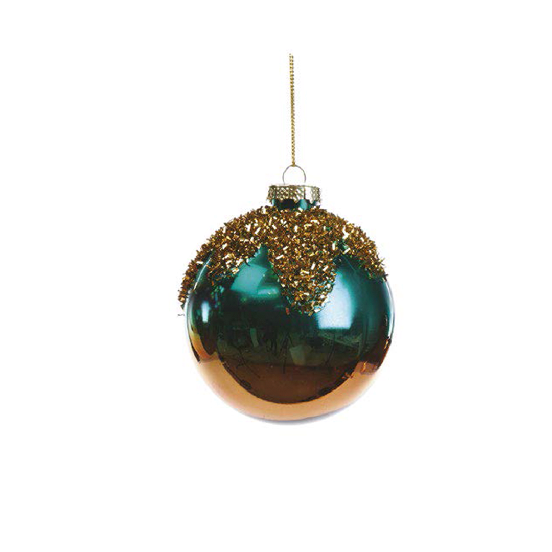 Gradient Christmas Tree Balls with Beads