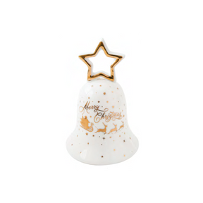 Small Porcelain Bell Christmas Delight