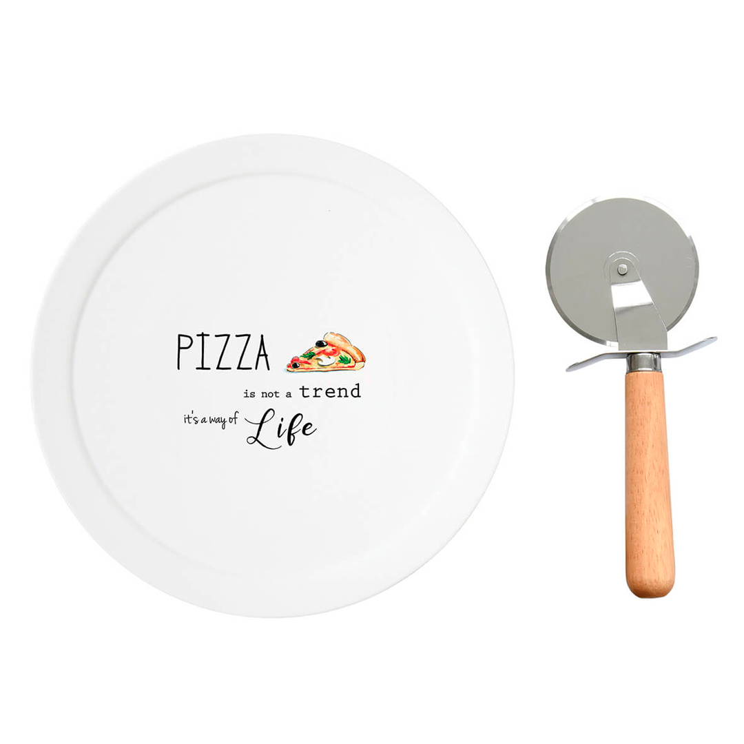 Pizza Kitchen Elements Plate
