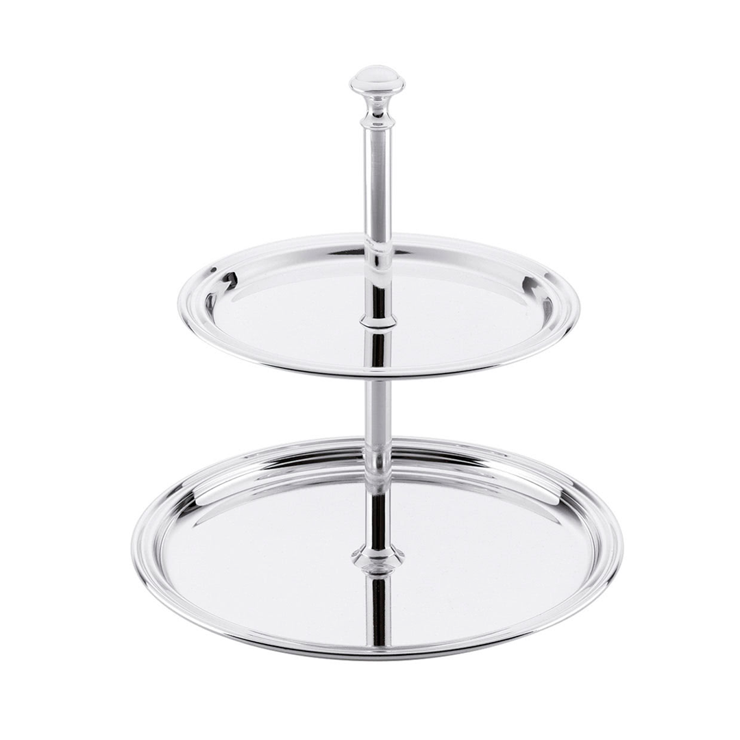 Silver Plated 2 Tier Plate