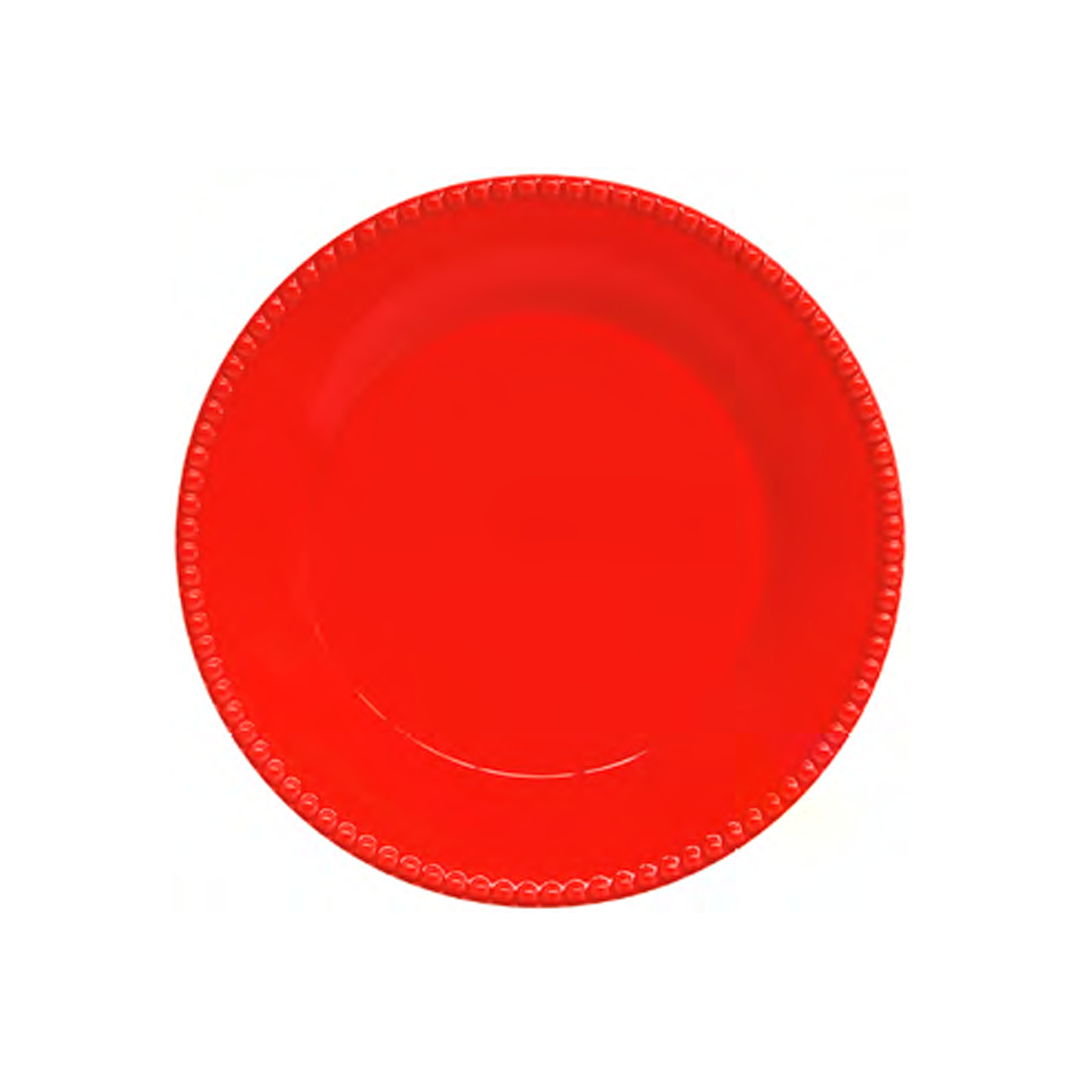Tiffany Red Flat Plate 