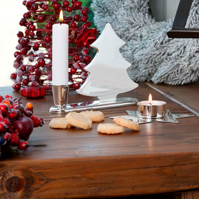 Candlestick with Christmas Tree