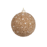 Christmas tree ball with pearls