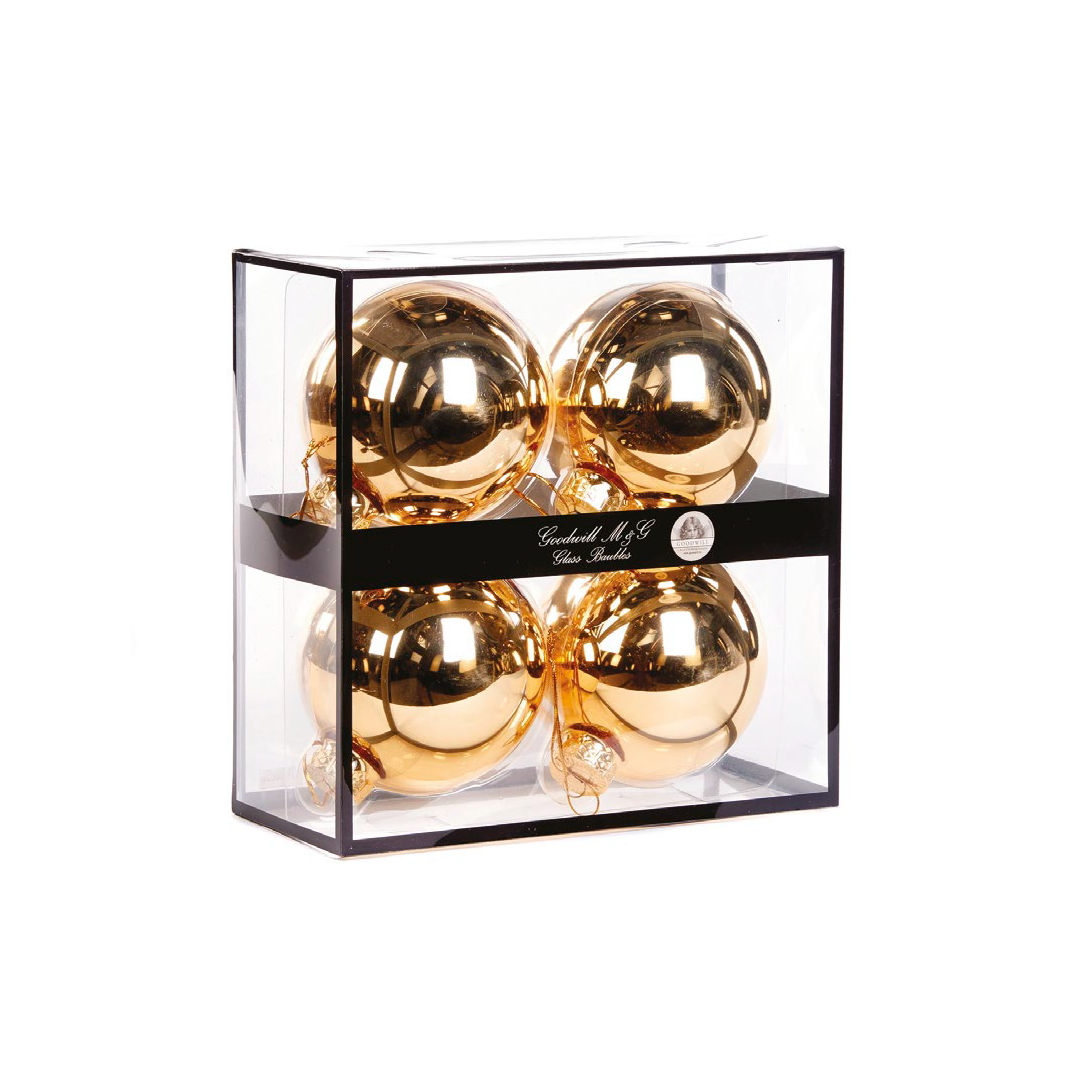 Set of 4 Golden Tree Balls