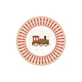 Set of 4 Polar Express Dessert Plates