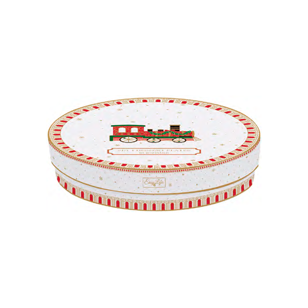 Set of 4 Polar Express Dessert Plates