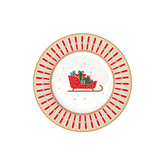 Set of 4 Polar Express Dessert Plates