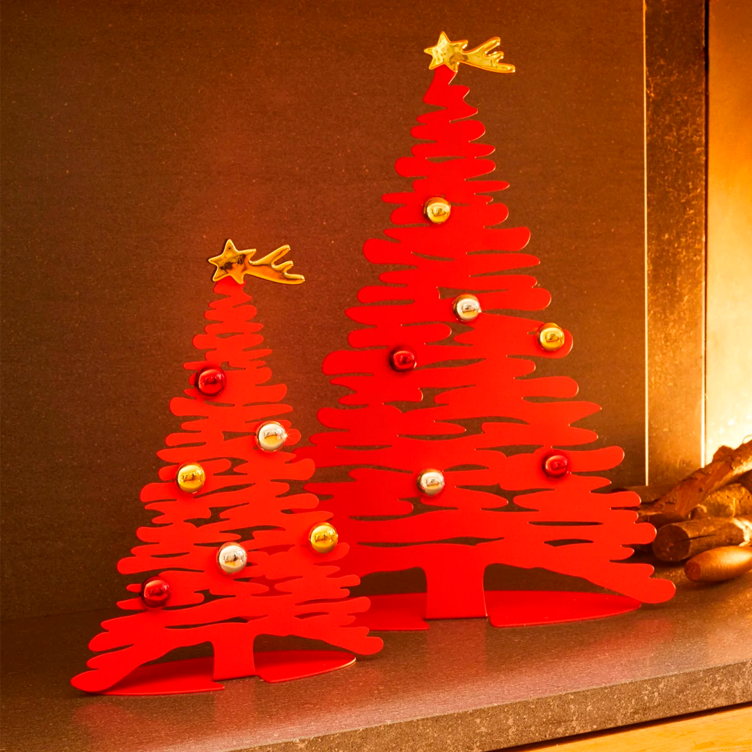 Árvore de Natal Decorativa Bark for Christmas Vermelho