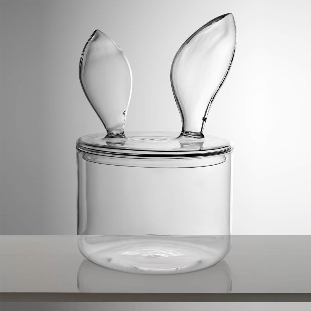Bunny Glass Box