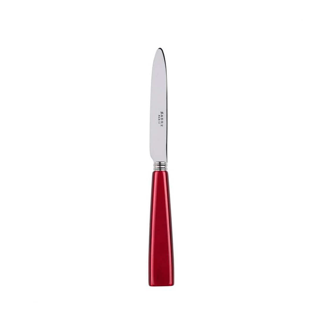 Dessert Knife with Red Handle