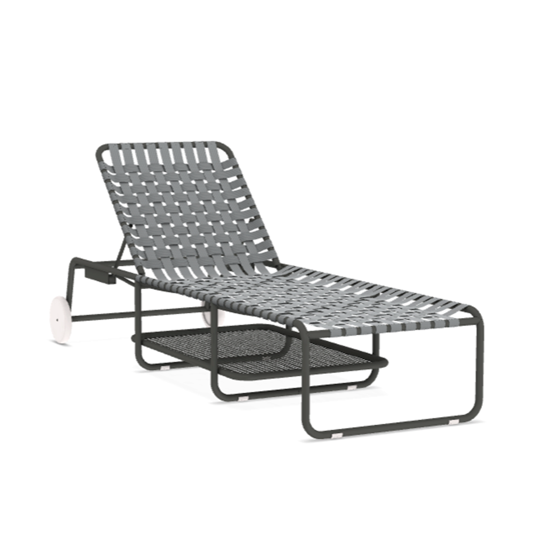 Outdoor daybed with wheels Inout 883 