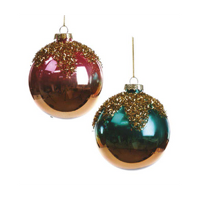 Gradient Christmas Tree Balls with Beads