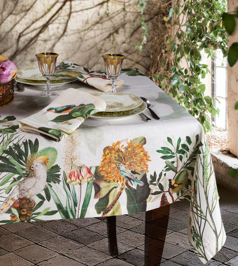 Tablecloth with Floral Motifs