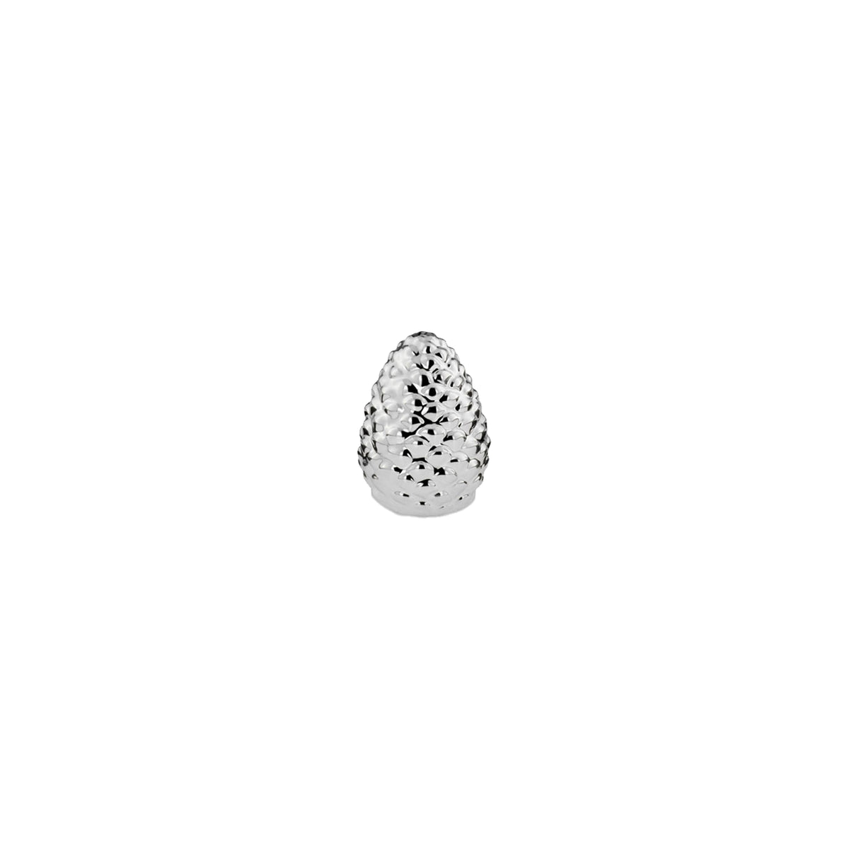 silver pine cone