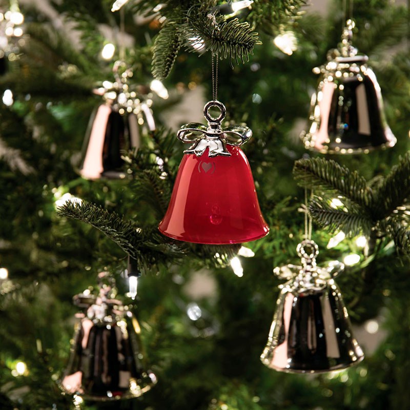 Bola de Árvore de Natal Sino Alessi RED Edição Especial