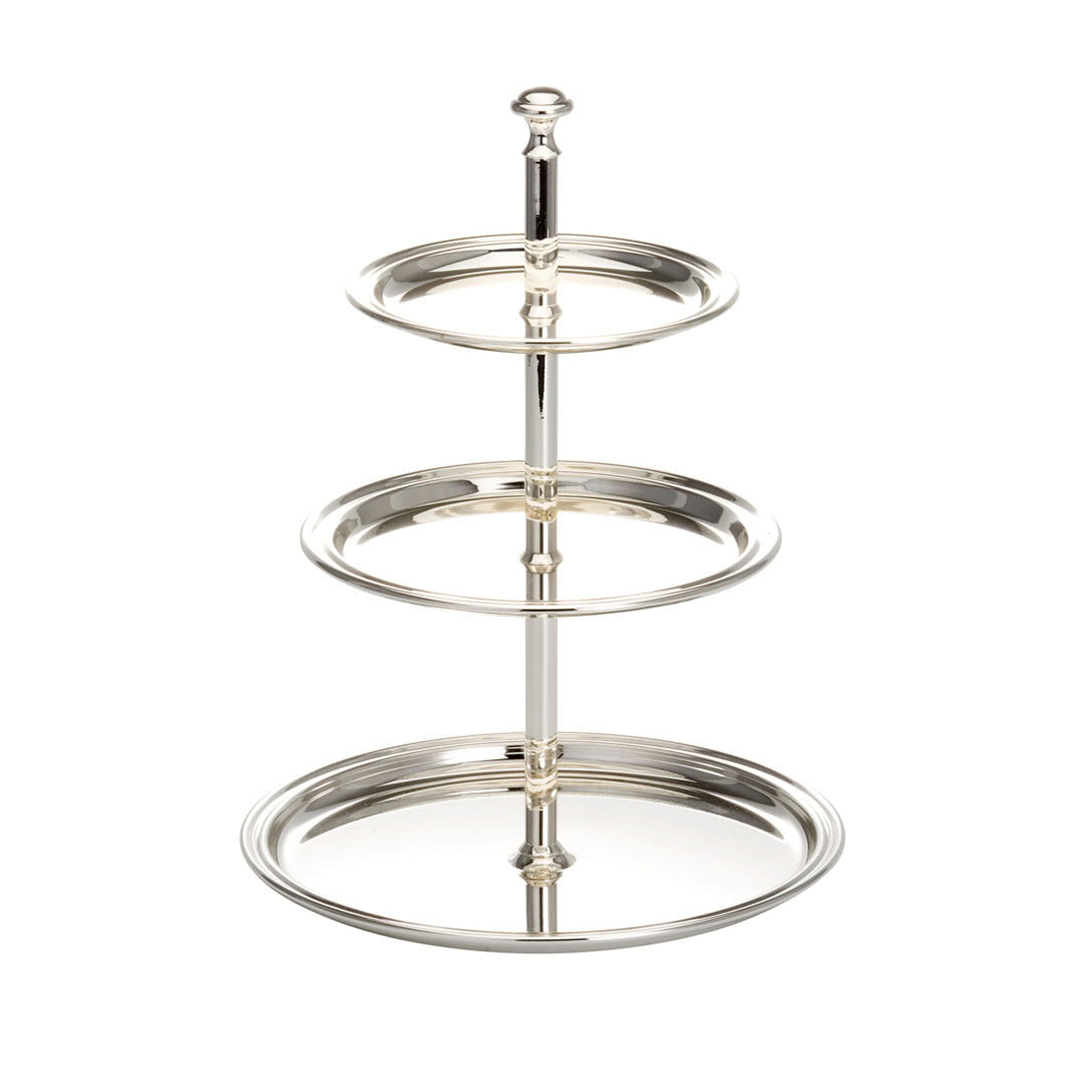 Silver Plated 3 Tier Plate
