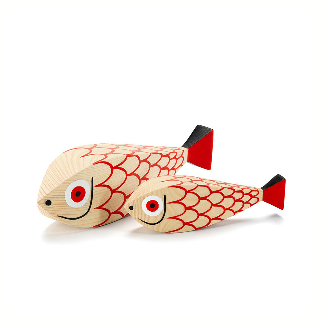Wooden Dolls Mother Fish &amp; Child